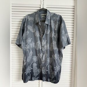 Batik Bay Palm Print Men's Hawaiian Shirt